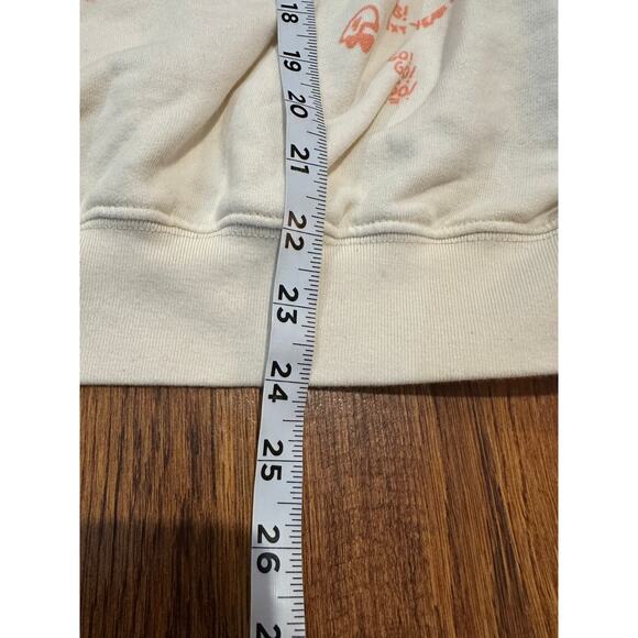 Mother Women's The Biggie Concert Raglan Pullover Sweatshirt – Cream – Sz Small - Picture 8 of 9